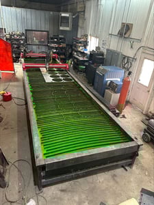 Lincoln #Torchmate-X, dual gantru CNC plasma system, 5' x 26' table, Torchmate CAD & Torchmate Driver