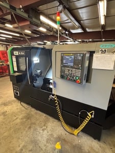DMC #DL22LA, CNC Lathe, 21.7" Swing, 10" Chuck, 2.6" Bar, 11" diameter x 19.3" L Cutting Size, 15/20 HP, 4000