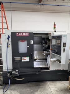 Yama Seiki #GLS-2000LYS, CNC Lathe, 4-Axis, 22" Swing, 8" Chuck, 2.6" Bar, 16.9" Turning diameter, 15 HP