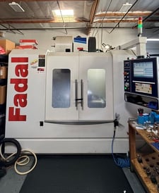 Fadal #VMC4020BII, CNC vertical machining center, Fadal 64MP Control, 40" X, 20" Y, 30" Z, 10000 RPM, 31