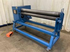 5' x 10 gauge New Dimension #MP5.125, initial pinch plate roll, 5" roll diameter, 34" pass line height, 3 HP