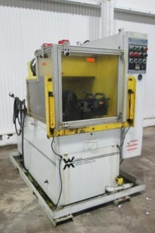 1.5" Wauseon #2301, tube end finisher, spindle, clamp, flag, machine mounted push button controls