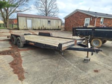 Lawrimore, Flatbed Car Hauler Trailer, 3000 lb. support capacity, 2000 lb. lift