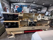 14"/23" x 60" Jet #1460ZX, gap lathe, 10" 3-jaw chuck, 42-1800 RPM, steday & follow, 10" dog plate, work