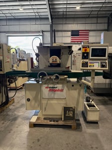 6" x 18" Harig Bridgeport #618-EZ-Surf, CNC horizontal surface grinder, 2.5 HP, 8" x .5" wheel