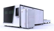 Bodor #P4, fiber laser, 13' x6.5'sheet, 12KW, BodorMAX12kW resonator, chiller, dust collector, 2024