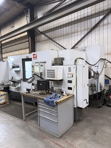 Haas #EC-400, CNC horizontal machining center, 30 automatic tool changer, 22" X, 25" Y, 22" Z, 12000 RPM