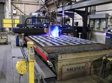 Messer #MPC2008, 10' x20' water table, 3-Axis, Hypertherm HPR400XD 400 Amp Power System, Messer 12 cartridge