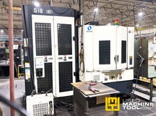 Makino #A51, CNC horizontal machining center, 134 automatic tool changer, 22" X, 22" Y, 19.7" Z, 12000 RPM