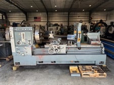 34.2" x 80" Geminis #GE870, Engine Lathe, 12.75" Bore, (2) 32" 4-jaw chucks, 25" Steady rest, 20 HP, 1988