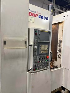 Daewoo Doosan #DHP-4000, CNC Horizontal Machining Center, 4-Axis, 23.6" X, 22" Y, 23.6" Z, 15.75" x 15.75"