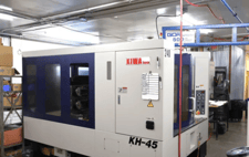 Kiwa #KH-45, Horizontal Machining Center, 12.2" X, 24" Y, 26.7" Z, 15.7" x 15.7" Pallet, 20000 RPM, 120