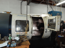 Johnford #SL-500-CS, CNC Lathe, 22.8" Swing, 28" Machining length, 10" Chuck, 3" Bar, 35 HP, 3500 RPM, 2007