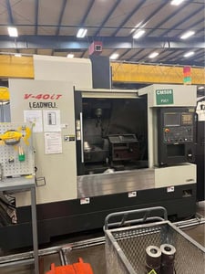 Leadwell #V-40IT, Vertical Machining Center, 5-Axis, 40" X, 25" Y, 21" Z, 25 HP, 12000 RPM, 24 automatic tool