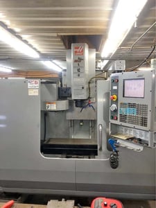 Haas #TM-1P, Vertical Machining Center, 4-Axis, 30" X, 12" Y, 16" Z, 10.5" x 47.75" Table, 7.5 HP, 6000 RPM