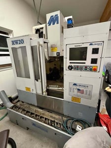 Milltronics #RW20, Vertical Machining Center, 3-Axis, 25" X, 20" Y, 20.5" Z, 30" x 18" Table, 12 HP, 15000