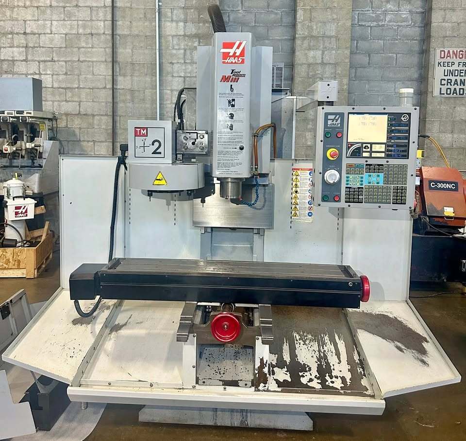 Haas #TM-2, Vertical Machining Center, 40" X, 16" Y, 16" Z, 10.5" x 57.75" Table, 7.5 HP, 6000 RPM, CAT40