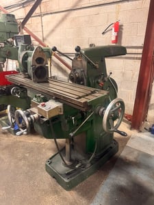 Vilh Pedersen #PU2, Universal Toolroom Mill, 12" x 51" table, 42-1000 RPM, 220 Volt, 3PH
