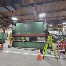 300 Ton, Pacific #K300-16, Hydraulic Press Brake, 16' overall, 156" between housing, 12" stroke, 10" throat