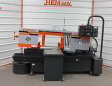 16" x 12.5" Wellsaw #1200, Semi-automatic Horizontal Bandsaw, 1-1/4" x 15' x 0.042" blade, 7.5 HP