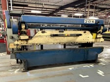 50 Ton, Verson #2078-JR, press brake, 8' overall, 2.5" stroke, 1800 RPM, 78" between housing, 12" Shut