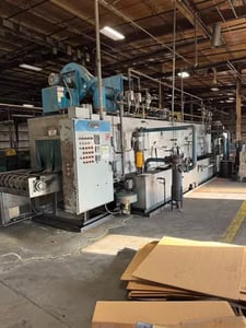 Continental, 36" W Belt Washer, Gas Heat Stainless Steel, Heavy Duty, 60 HP, 8 FPM, 2002