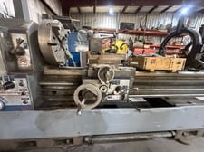 23" x 118" Tuda #Tudormax, Engine Lathe, 14" swing over cross slide, 3.125" bore, 1500 RPM, inch/metric