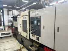 Mitsubishi #M-T35E, CNC Multi-spindle Automatic Lathe, 6 spindle, 3" diameter, 2800 RPM, 20 HP, Chip Conv.