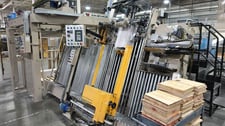 Civiemme #ST-220, Vertical Log Stacker with Palletizer,