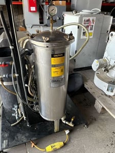 EBBCO #EDM-HRF-155-LP, Hurricane filter vessel, 50 PSI, Stainless Steel