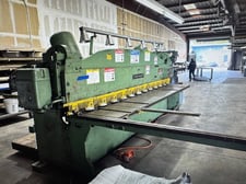 3/16" x 12' Cincinnati #1412, Mechanical Power Squaring Shear, 36" front operated back gauge, 15 HP, 12' 6"