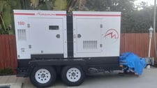 155 KW Magnum #MMG180, diesel generator set, multi-volt, 109 hours, 228 HP @ 1800 RPM, John Deere 6068HF275