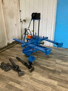 Image for 100 Ton, Power Team #PH1002, horizontal hydraulic wheel puller, 10 -1/4" stroke, 15"-48" spread, 1-1/8 HP, portable