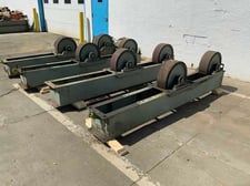 60 Ton, Ransome #BPRR, tank turning rolls, 1 drive & 3 idlers, vari-speed drive, pendant Control, 1.5 HP, 1984