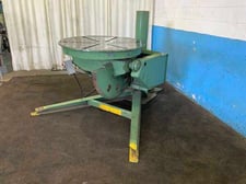 3000 lb. Worthington #30P, welding positioner, 36" table diameter, 135° table tilt, vari-speed rotation