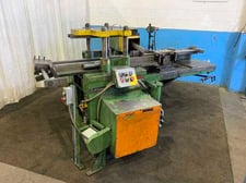 20 Ton, Dahlstrom #20TPS, 4-post cutoff press, 3 stroke, 7.25"-8.75" Shut Height, feeder, air clutch, 7.5 HP