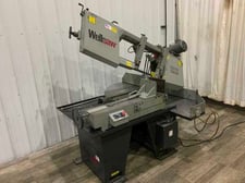 13" x 16" Wellsaw #1316S, mitering head horizontal band saw, 12' 6" x 1" blade, 3 HP, coolant, 2017