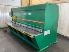 1/4" x 12' Accurshear #825010, hydraulic squaring shear, 36" front operated power back gauge, hydraulic hold