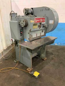 10 gauge x 2' Lodge & Shipley #2CT40, power squaring shear, 24" front operated back gauge, electric foot