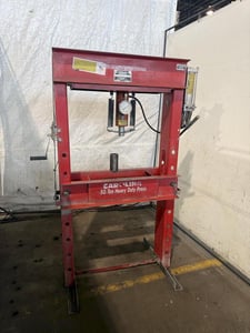 55 Ton, Carolina Industrial #CBP5500, hydraulic H-frame press, dual speed cylinder