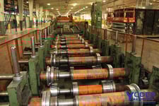 14 Stand, Bradbury, telescoping shaft rollformer, 48 roll space, 25 HP, rafted, #64620