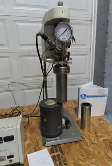 0.16 gallon Parr Instrument, High Pressure Mini Lab Reactor, 2.48" diameter x 7.95" deep reactor chamber, (2)