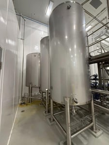 Qualtech, Stainless Steel Clean-In-Place System, (2) 1100 gallon tank, (1) 2600 gallon water recovery tank
