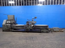 25" x 120" American A.Wyle, Lathe, 2-1/2" bore, 4 jaw 24" chuck, AccuRite Control, tailstock