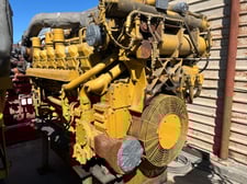 1300 HP Caterpillar 3512C Marine Propulsion Engine Cores, 2011 Model - 50K Hours; Keel Cooling