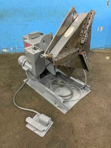 1500 lb. Pandjiris #15-4, welding positioner with Pandjiris TJ gripper, 24" x 24" table, 135&deg; tilt, 1/2 HP