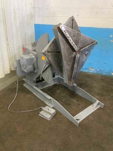 3000 lb. Pandjiris #30-6, welding positioner with Pandjiris TJ gripper, 44" table diameter, 135&deg; table tilt