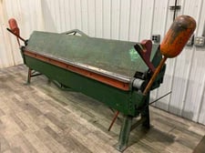 14 gauge x 10' Dreis & Krump #SB1014, apron brake, 33" pass line height, degree of bend stops