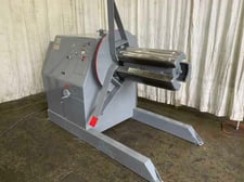 10000 lb. American Steel Line #1000, motorized coil reel, 36" width, 16"-22" ID, 60" outside dimensions, 32"