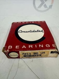 Consolidated Bearings Bearing 7211 BG UA 55 mm ID x 100 mm OD x 21 mm Width - NEW